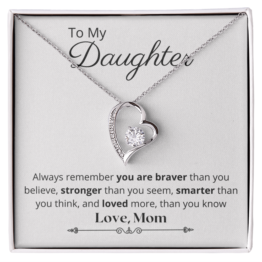 To My Daughter - Forever Love Necklace