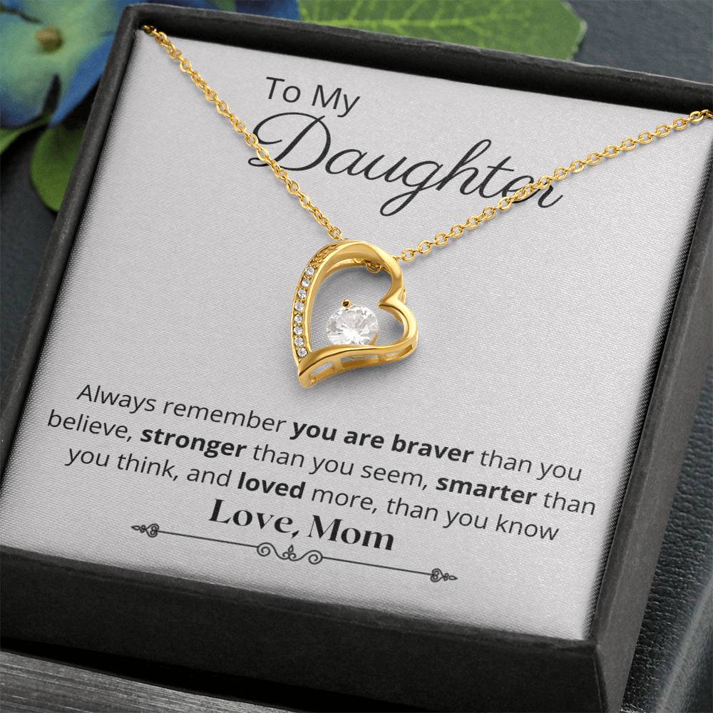 To My Daughter - Forever Love Necklace